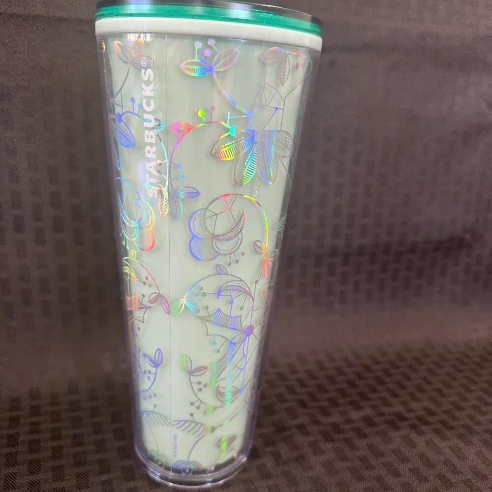 Starbucks Holiday 2022 Collection Woodland Mint Color Changing Venti Tumbler